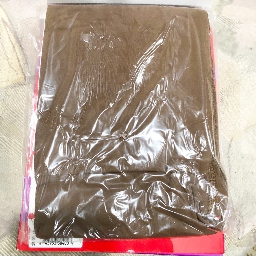 Spanx Higher Power Short High Waisted Shaper Chestnut Brown XL 2744 6in Inseam - Picture 5 of 8
